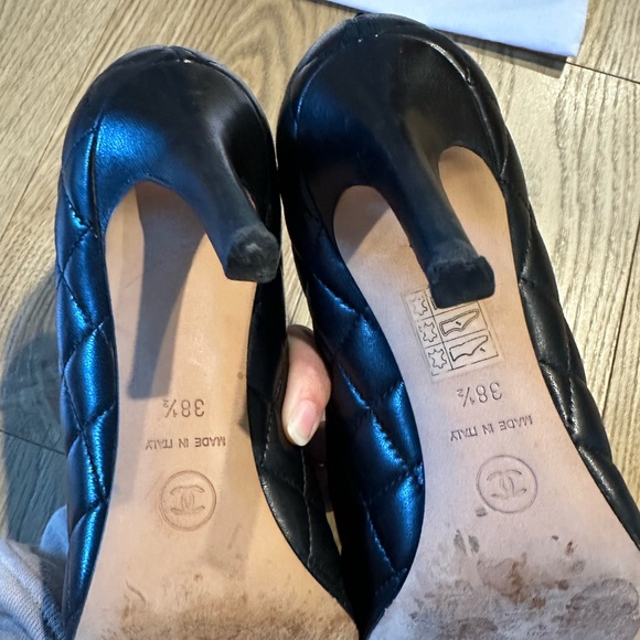 Chanel black pump quilted - Picture 5 of 8